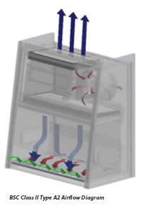 Class II Type A2 Airflow Diagram